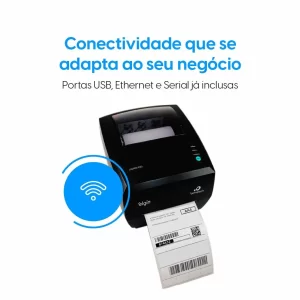 Home kit impressora térmica l42 pro full e balança 30kg 10g dp30t